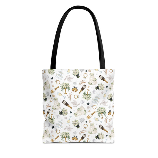Wedding Motif Tote Bag