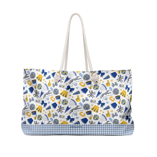 Carmel Cheer Motif Weekender Bag