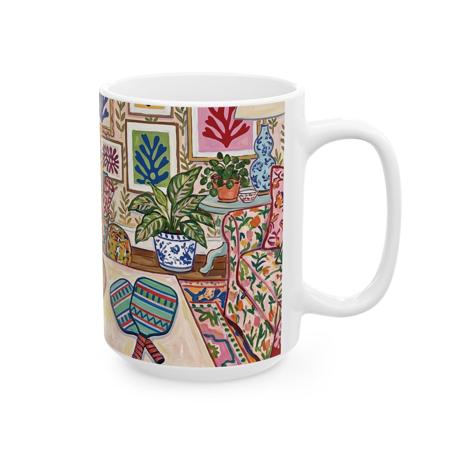 Society Kitty Ceramic Mug, (11oz, 15oz)