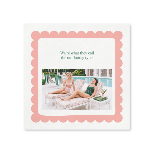 Outdoorsy Poolside Napkins