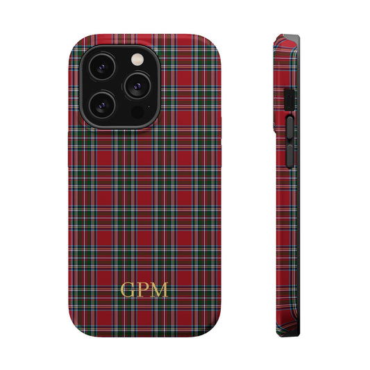 Tartan Plaid Phone Case - Red