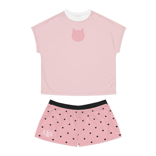 Polka Cats Pajama Set