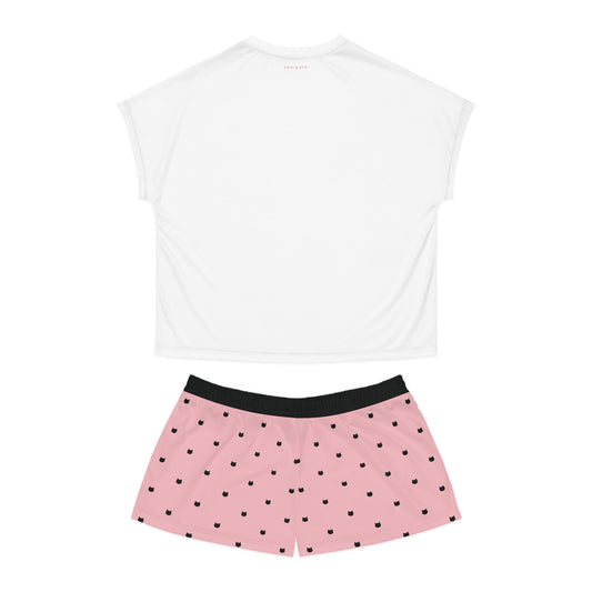 Polka Cats Pajama Set