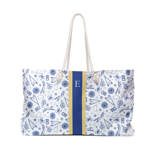 Carmel High School Toile Weekender Bag