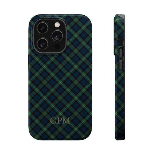 Tartan Plaid Phone Case -  Navy
