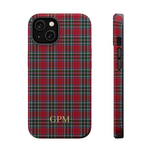 Tartan Plaid Phone Case - Red