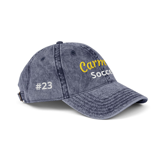 Carmel Embroidered Vintage Cap (choose sport)