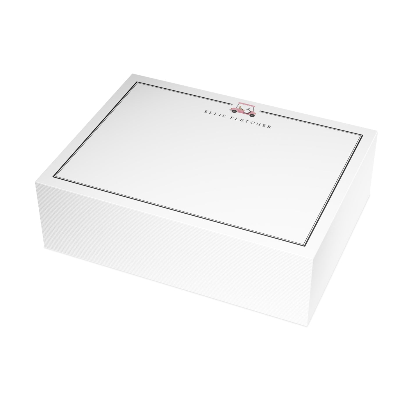 Country Club Motif Note Cards Stationery Set