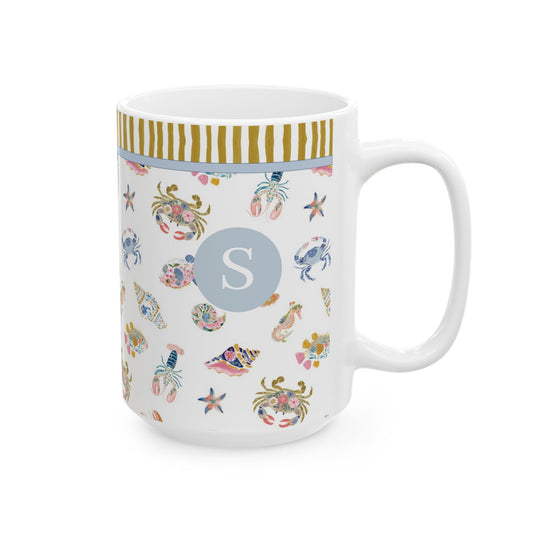 Salt & Sunshine Ceramic Mug, (11oz, 15oz)
