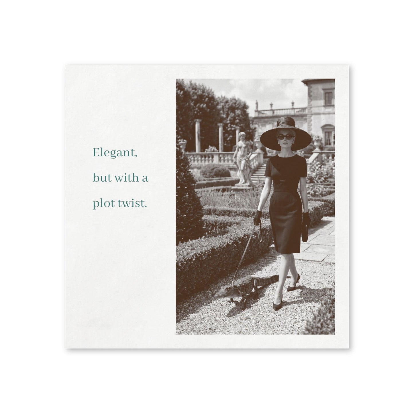 Elegant Plot Twist Napkins
