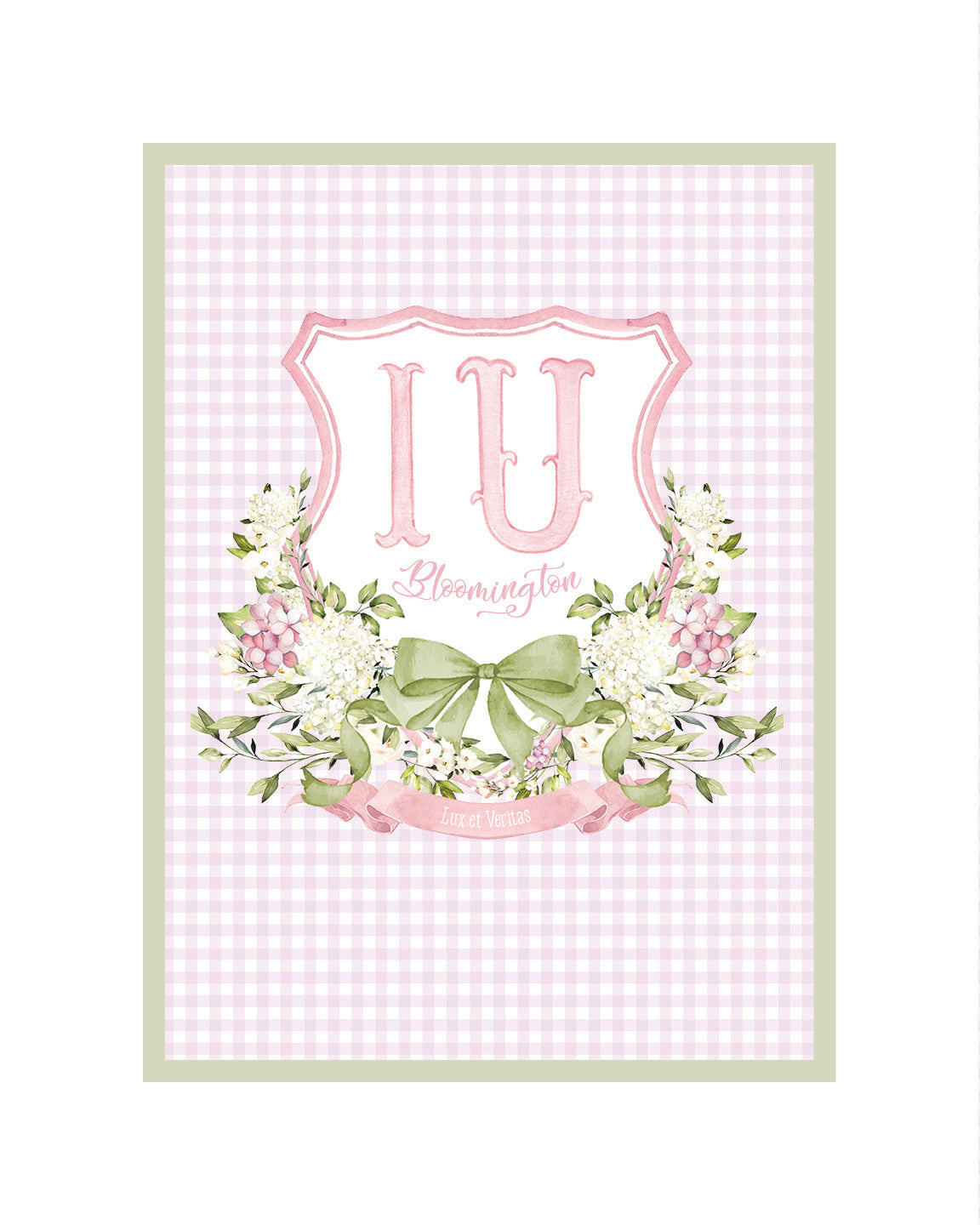 IU Hydrangea Crest Wall Art (Digital Download)
