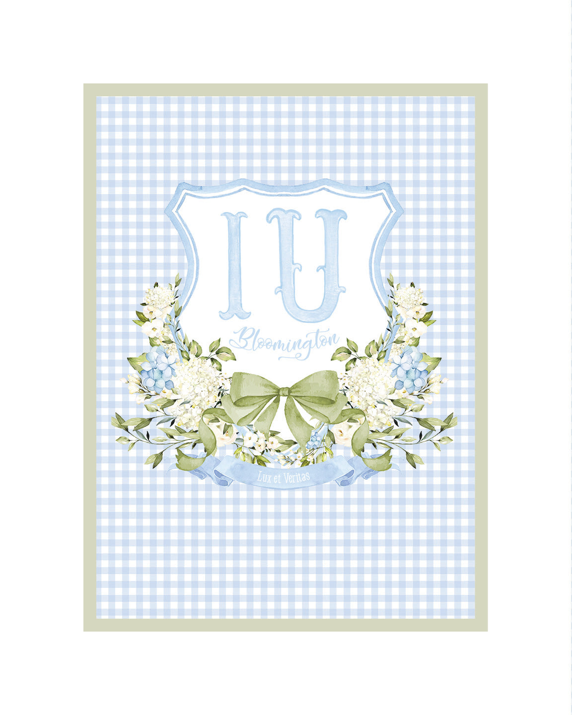 IU Hydrangea Crest Wall Art (Digital Download)